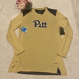 NWT PITT NIKE DRI-FIT Size M Long Sleeve Shirt MSRP $60